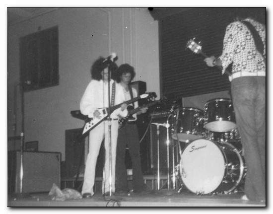 John,Randy,Rick at the Armory - May 1973